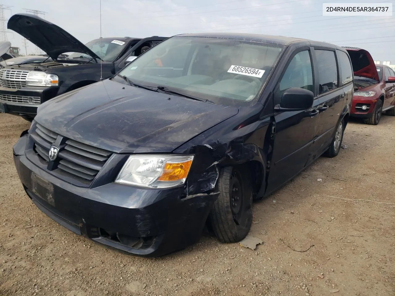 2010 Dodge Grand Caravan Se VIN: 2D4RN4DE5AR364737 Lot: 68526594