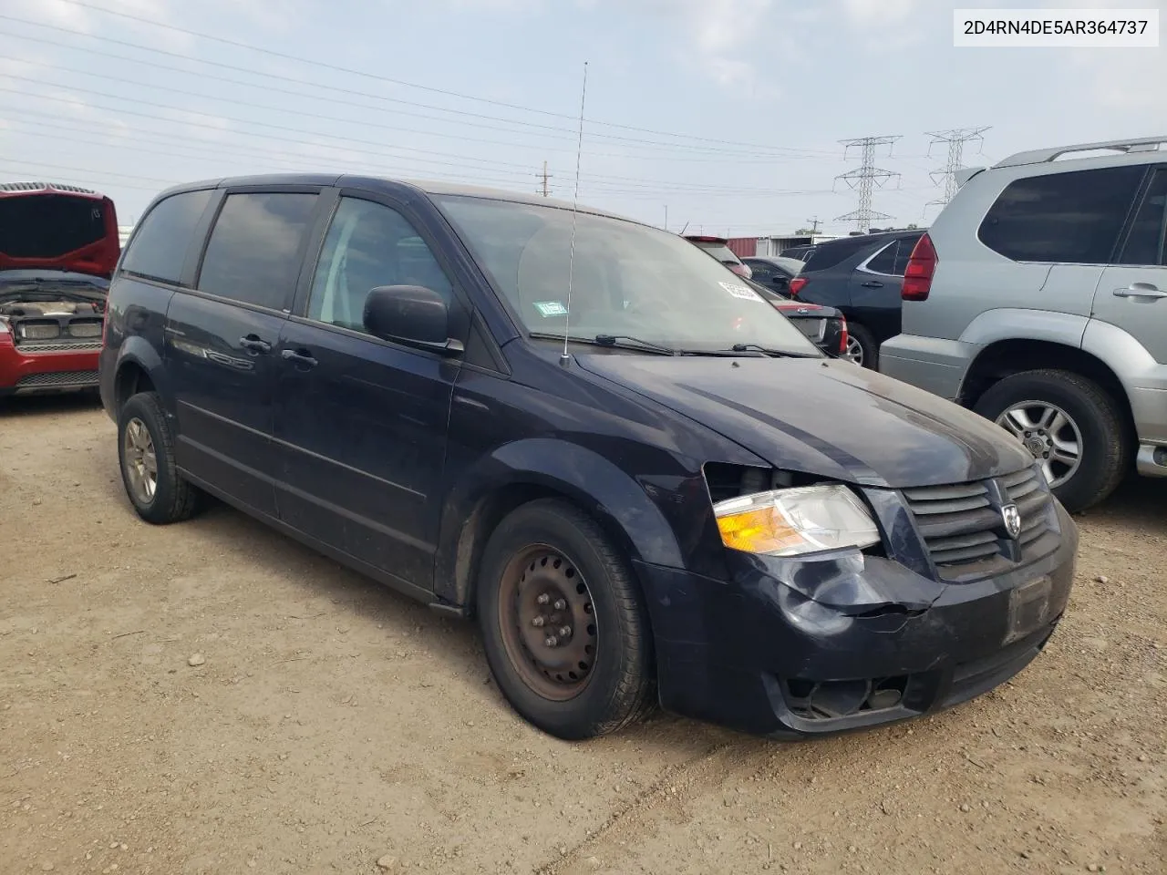 2010 Dodge Grand Caravan Se VIN: 2D4RN4DE5AR364737 Lot: 68526594