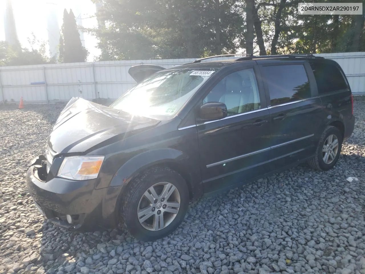 2010 Dodge Grand Caravan Sxt VIN: 2D4RN5DX2AR290197 Lot: 68765664