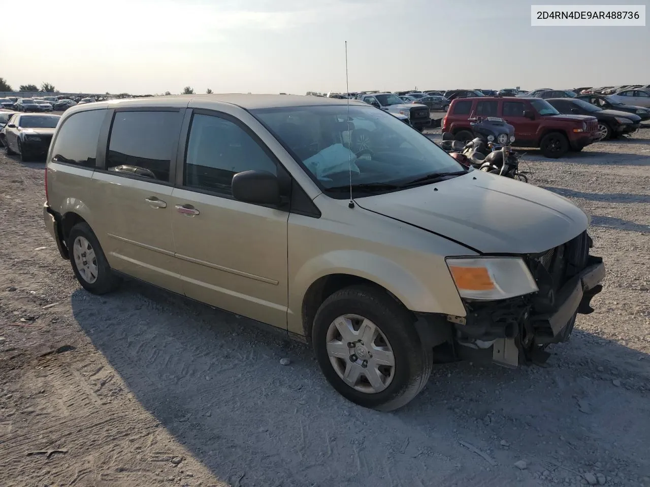 2010 Dodge Grand Caravan Se VIN: 2D4RN4DE9AR488736 Lot: 69013014