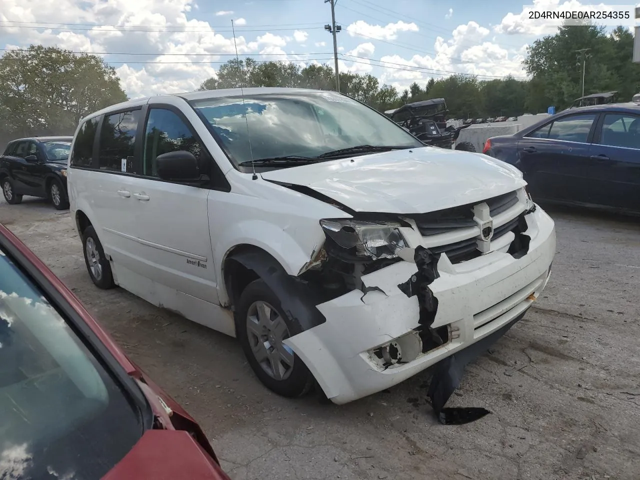 2010 Dodge Grand Caravan Se VIN: 2D4RN4DE0AR254355 Lot: 70369104