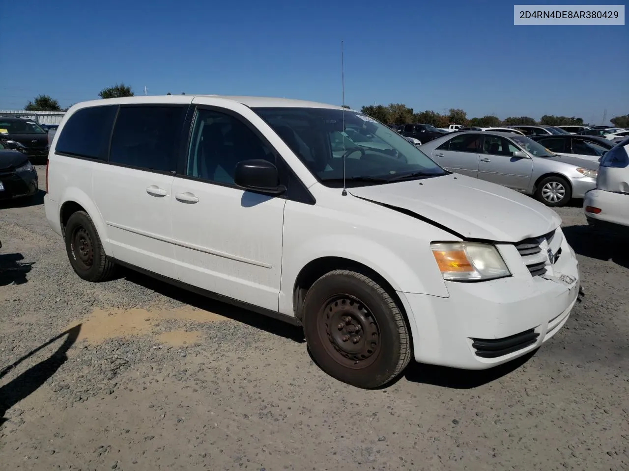 2010 Dodge Grand Caravan Se VIN: 2D4RN4DE8AR380429 Lot: 71420564