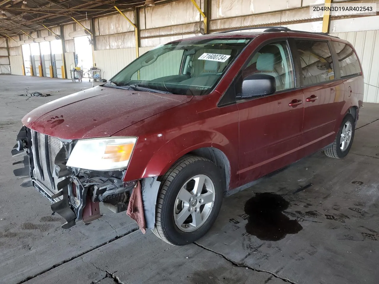 2D4RN3D19AR402543 2010 Dodge Grand Caravan Hero