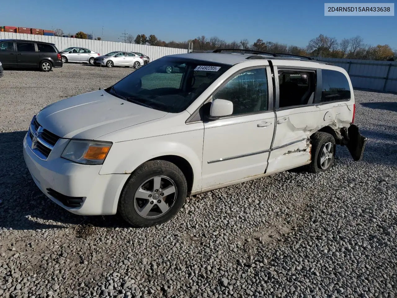 2D4RN5D15AR433638 2010 Dodge Grand Caravan Sxt