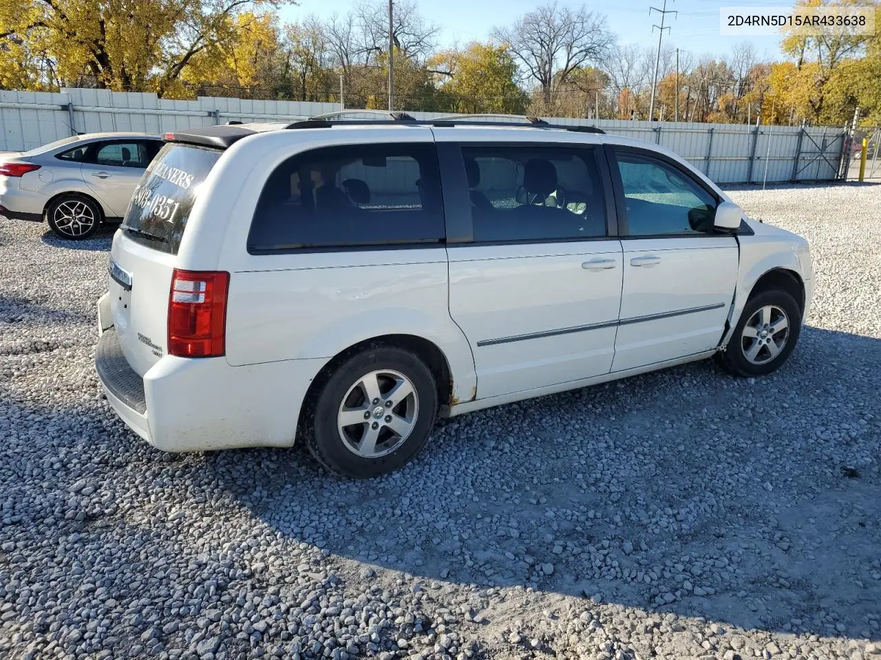 2D4RN5D15AR433638 2010 Dodge Grand Caravan Sxt