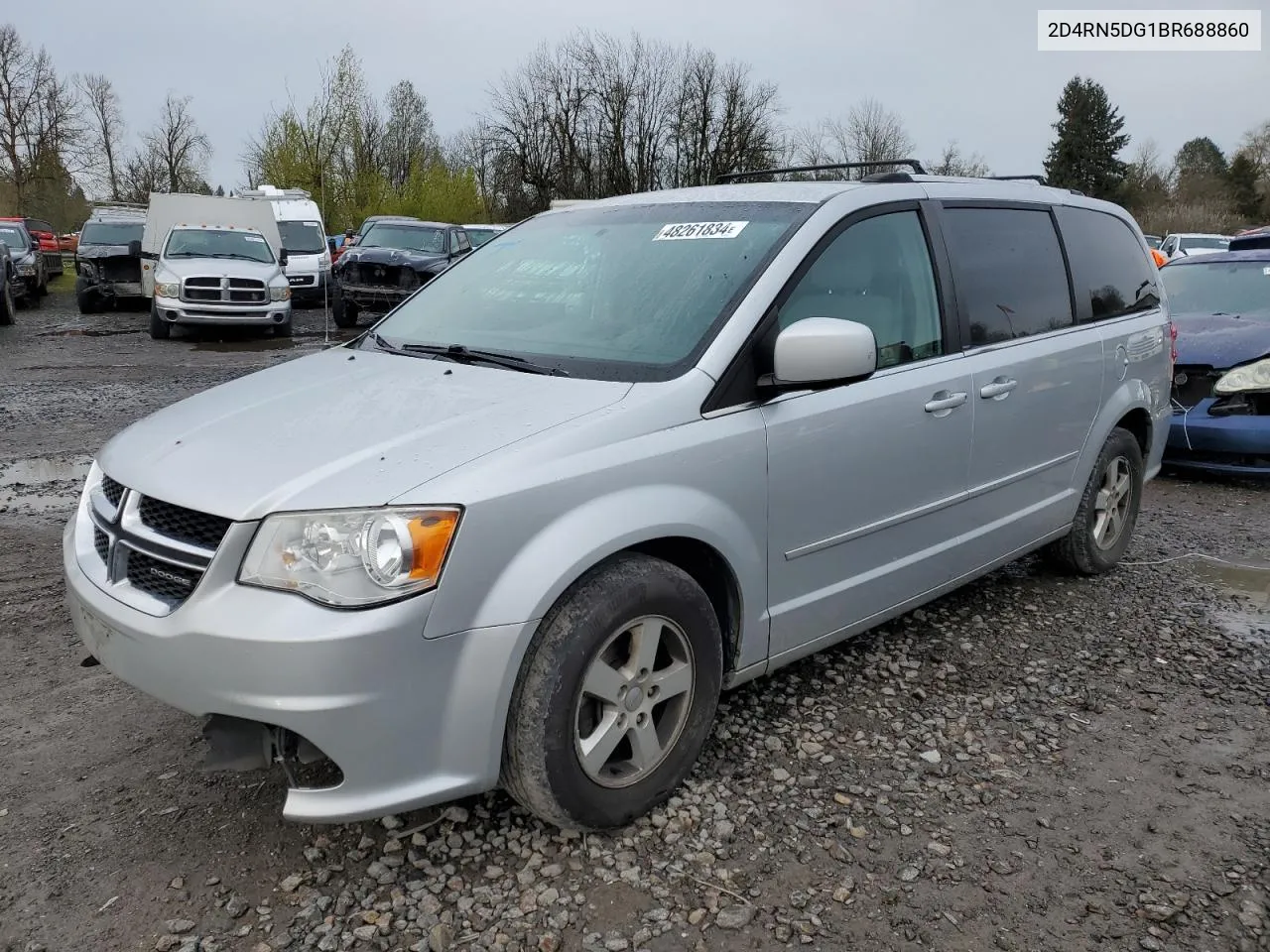 2011 Dodge Grand Caravan Crew VIN: 2D4RN5DG1BR688860 Lot: 48261834