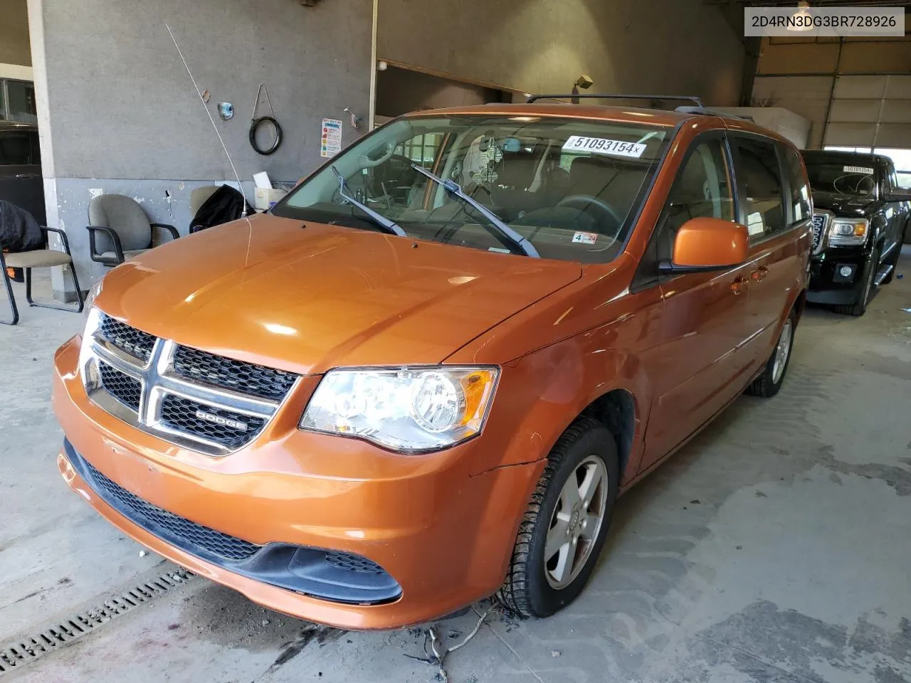 2011 Dodge Grand Caravan Mainstreet VIN: 2D4RN3DG3BR728926 Lot: 51093154