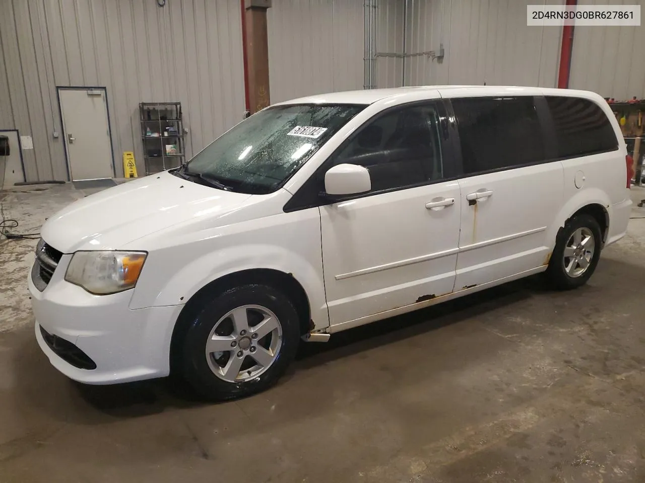 2011 Dodge Grand Caravan Mainstreet VIN: 2D4RN3DG0BR627861 Lot: 51618874