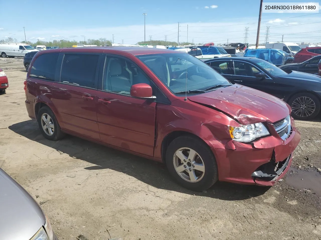 2D4RN3DG1BR611880 2011 Dodge Grand Caravan Mainstreet