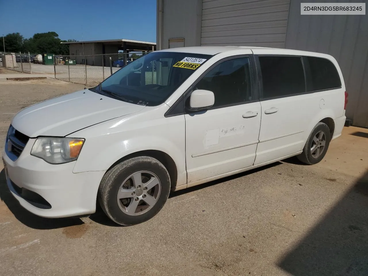 2011 Dodge Grand Caravan Mainstreet VIN: 2D4RN3DG5BR683245 Lot: 54313574