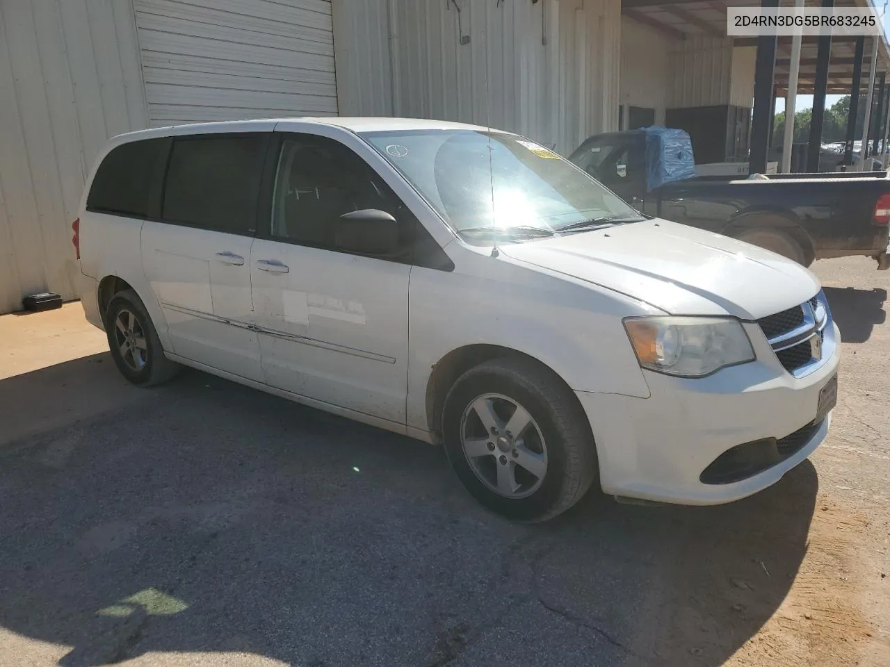 2011 Dodge Grand Caravan Mainstreet VIN: 2D4RN3DG5BR683245 Lot: 54313574