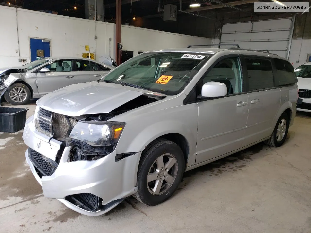 2011 Dodge Grand Caravan Mainstreet VIN: 2D4RN3DG7BR730985 Lot: 54331344