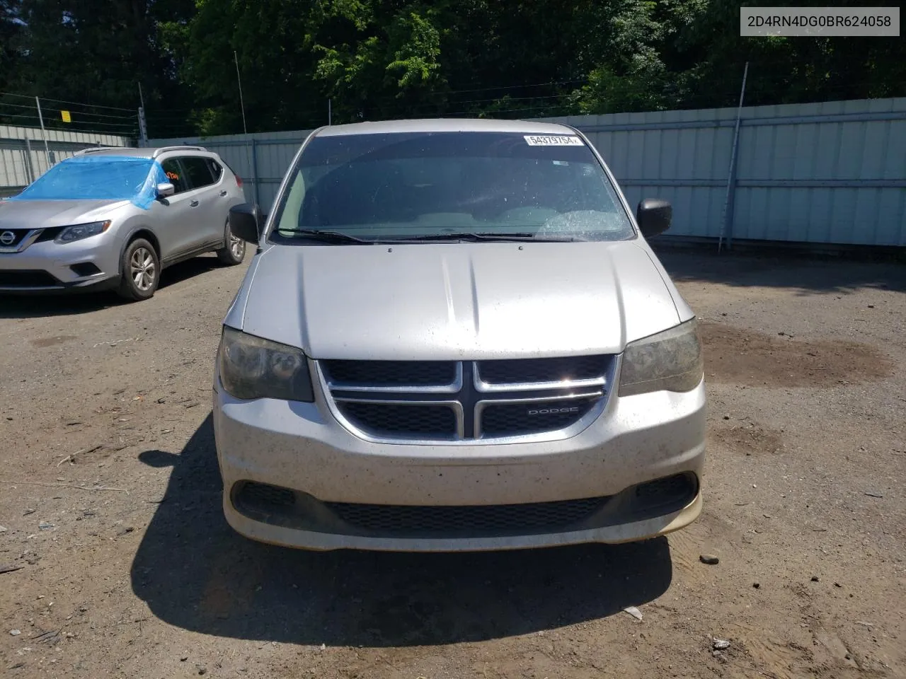 2011 Dodge Grand Caravan Express VIN: 2D4RN4DG0BR624058 Lot: 54379754