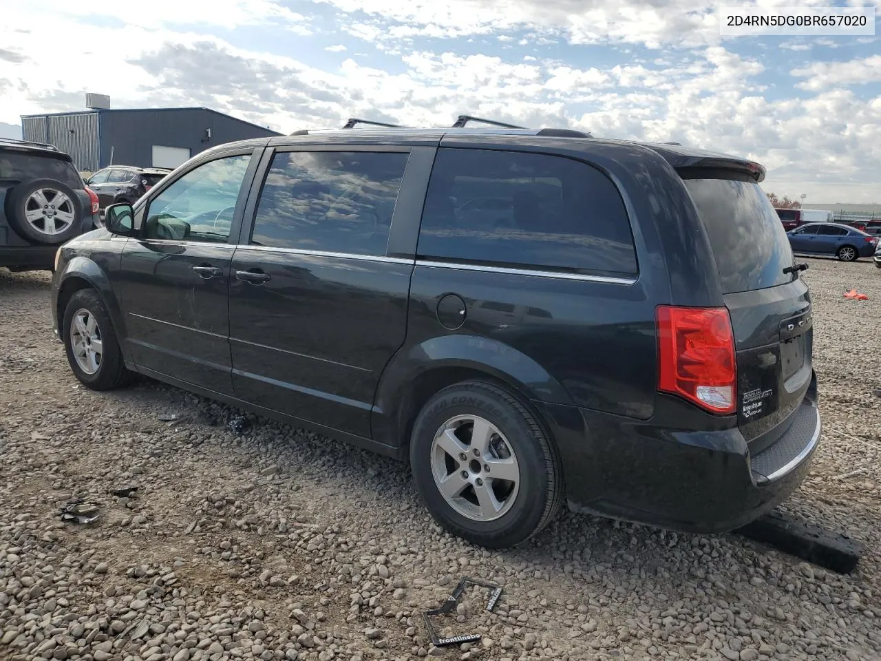 2011 Dodge Grand Caravan Crew VIN: 2D4RN5DG0BR657020 Lot: 54767034