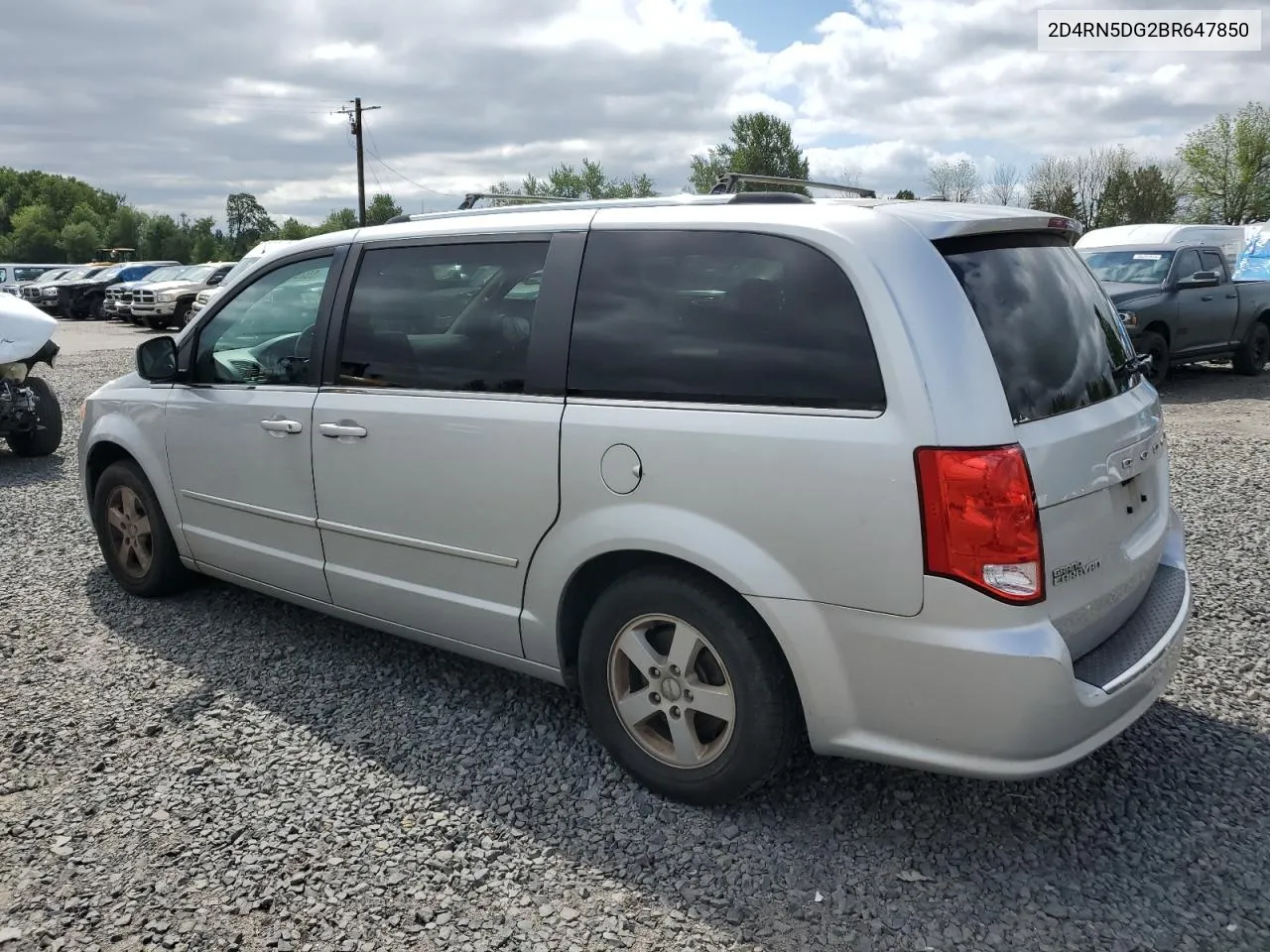 2011 Dodge Grand Caravan Crew VIN: 2D4RN5DG2BR647850 Lot: 55294944