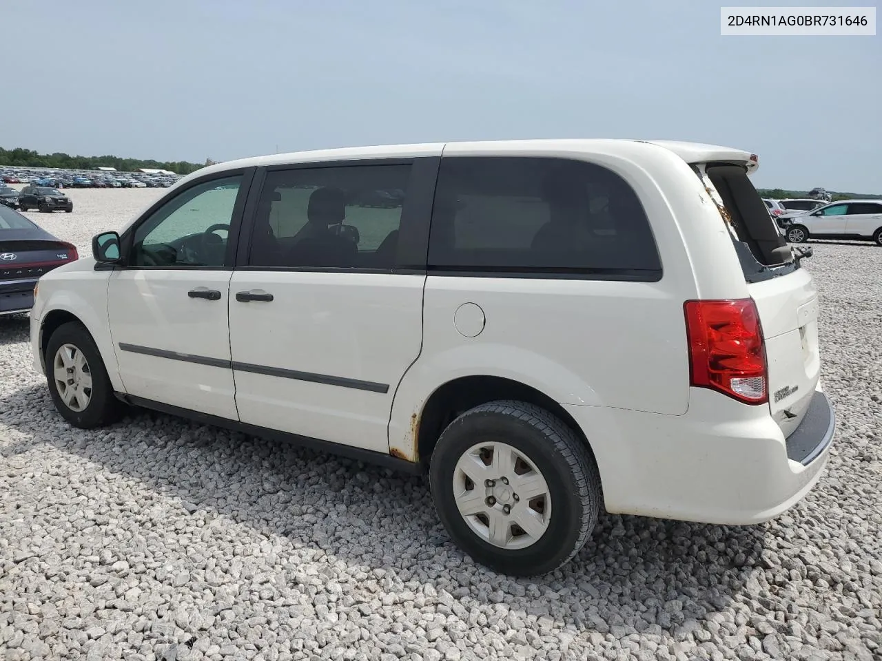 2011 Dodge Grand Caravan C/V VIN: 2D4RN1AG0BR731646 Lot: 55605394