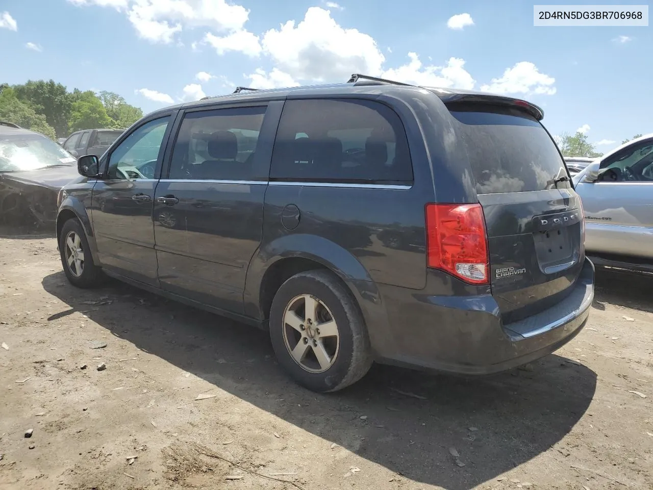 2011 Dodge Grand Caravan Crew VIN: 2D4RN5DG3BR706968 Lot: 55939164