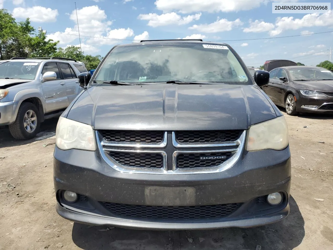 2011 Dodge Grand Caravan Crew VIN: 2D4RN5DG3BR706968 Lot: 55939164