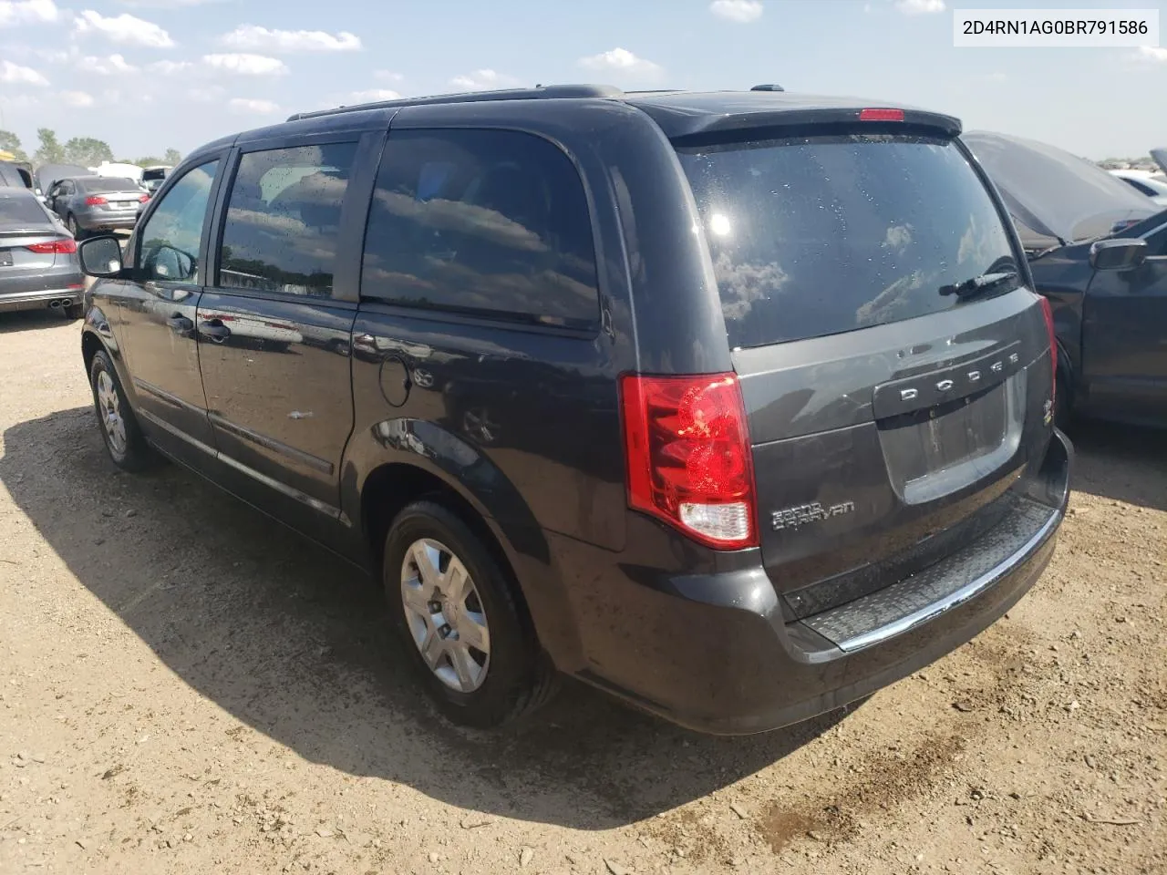 2011 Dodge Grand Caravan C/V VIN: 2D4RN1AG0BR791586 Lot: 55964934