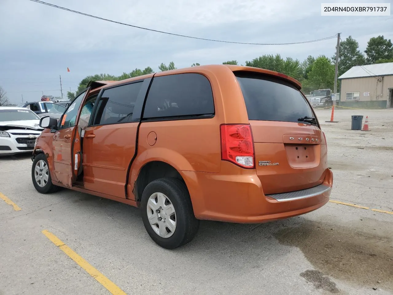 2011 Dodge Grand Caravan Express VIN: 2D4RN4DGXBR791737 Lot: 57387154