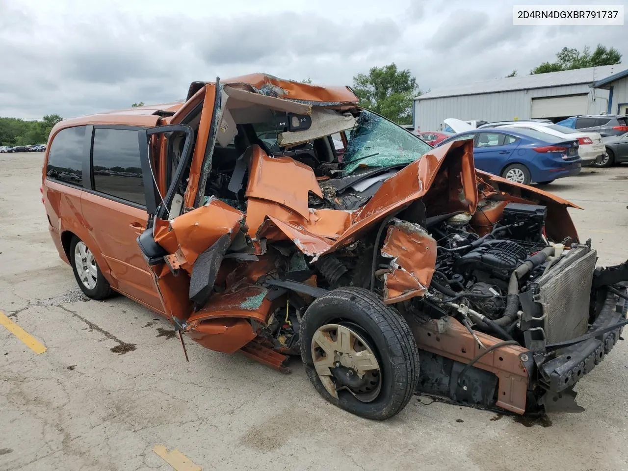 2011 Dodge Grand Caravan Express VIN: 2D4RN4DGXBR791737 Lot: 57387154