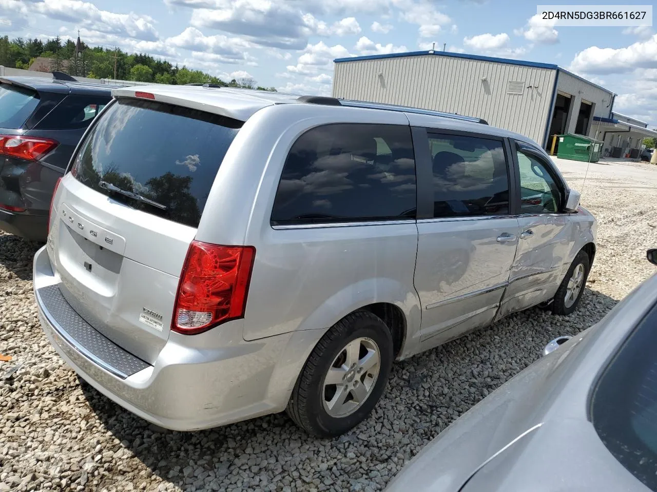 2011 Dodge Grand Caravan Crew VIN: 2D4RN5DG3BR661627 Lot: 59043853