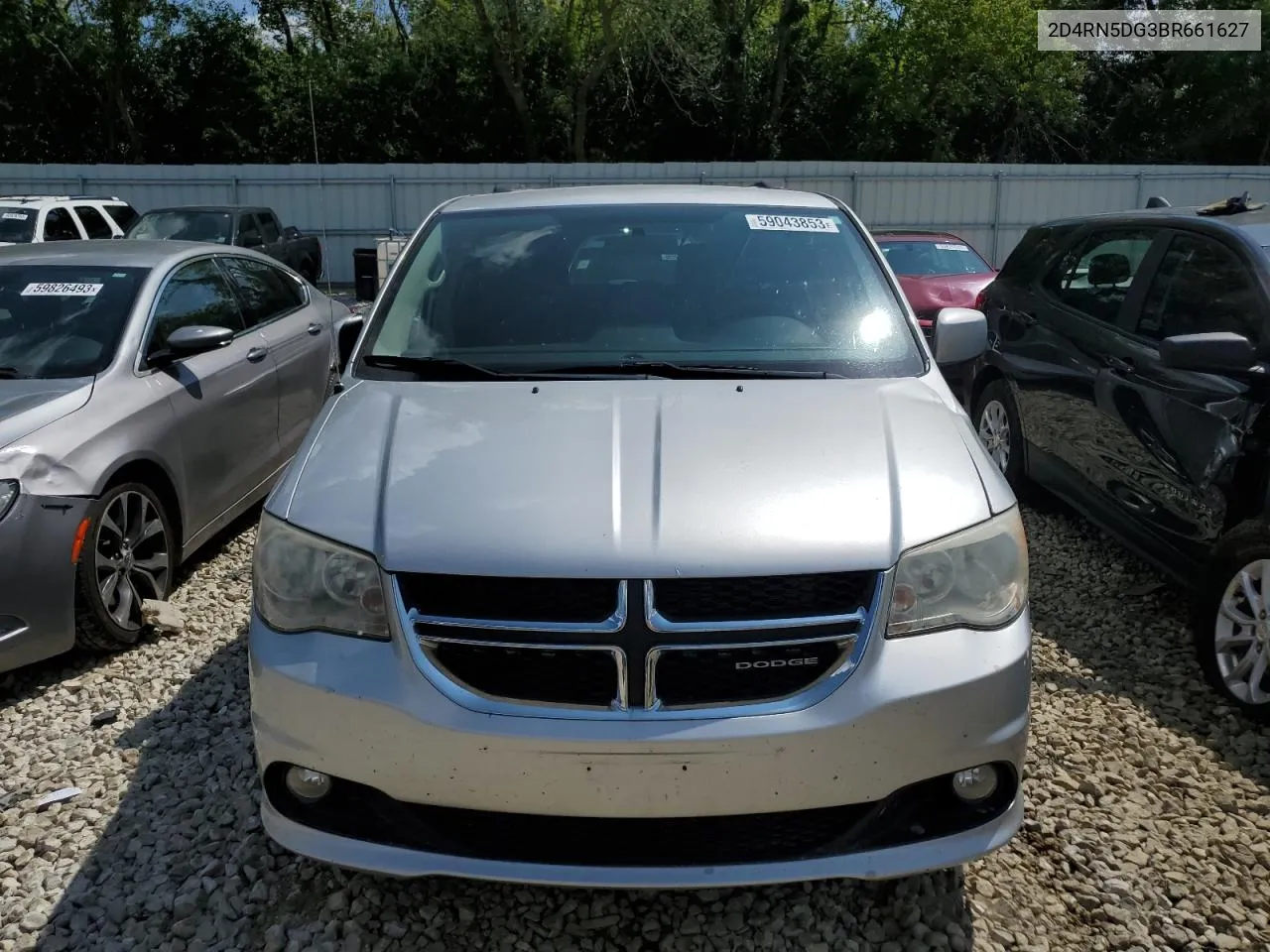 2011 Dodge Grand Caravan Crew VIN: 2D4RN5DG3BR661627 Lot: 59043853