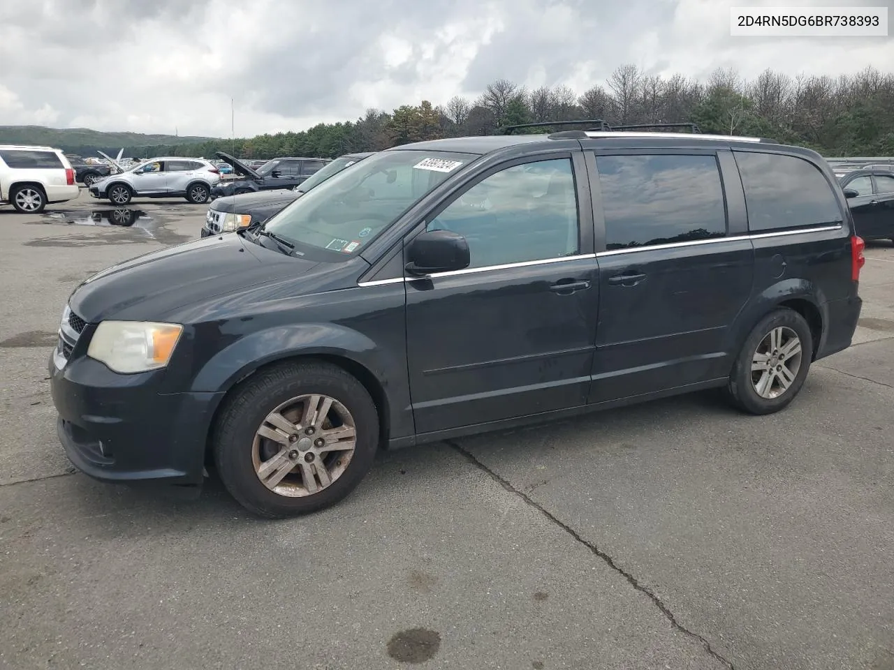 2011 Dodge Grand Caravan Crew VIN: 2D4RN5DG6BR738393 Lot: 63997524