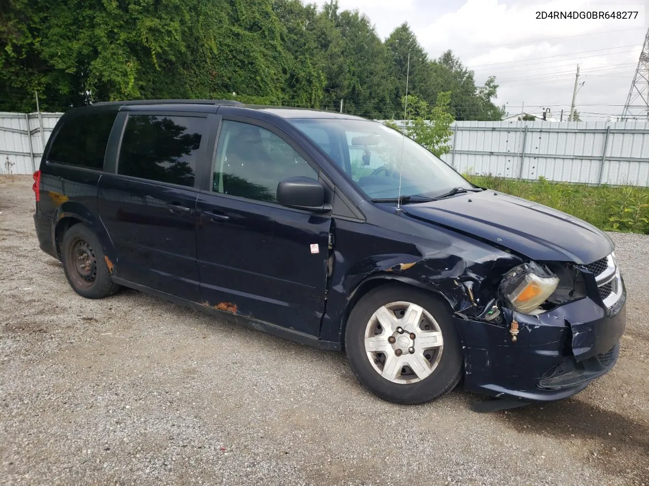 2011 Dodge Grand Caravan Express VIN: 2D4RN4DG0BR648277 Lot: 64482033