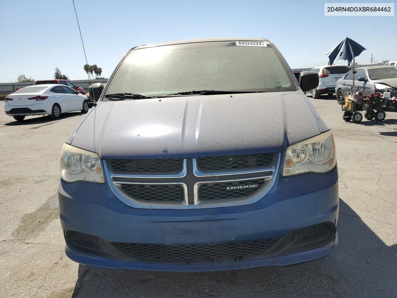 2011 Dodge Grand Caravan Express VIN: 2D4RN4DGXBR684462 Lot: 68524224