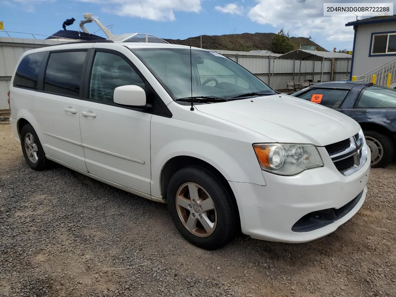 2011 Dodge Grand Caravan Mainstreet VIN: 2D4RN3DG0BR722288 Lot: 68542054