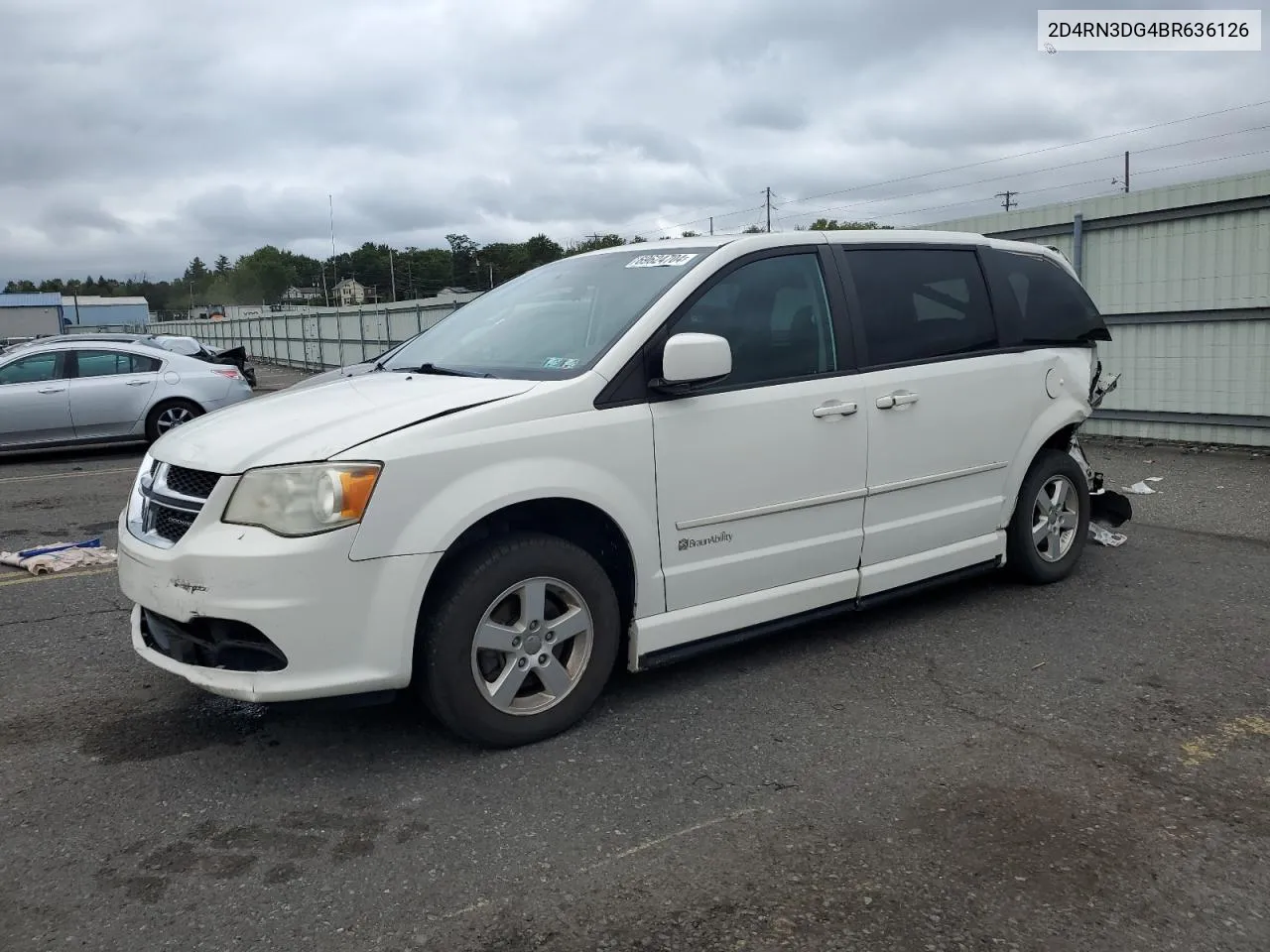 2011 Dodge Grand Caravan Mainstreet VIN: 2D4RN3DG4BR636126 Lot: 69624704