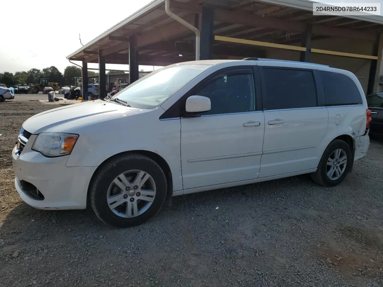 2011 Dodge Grand Caravan Crew VIN: 2D4RN5DG7BR644233 Lot: 70781334