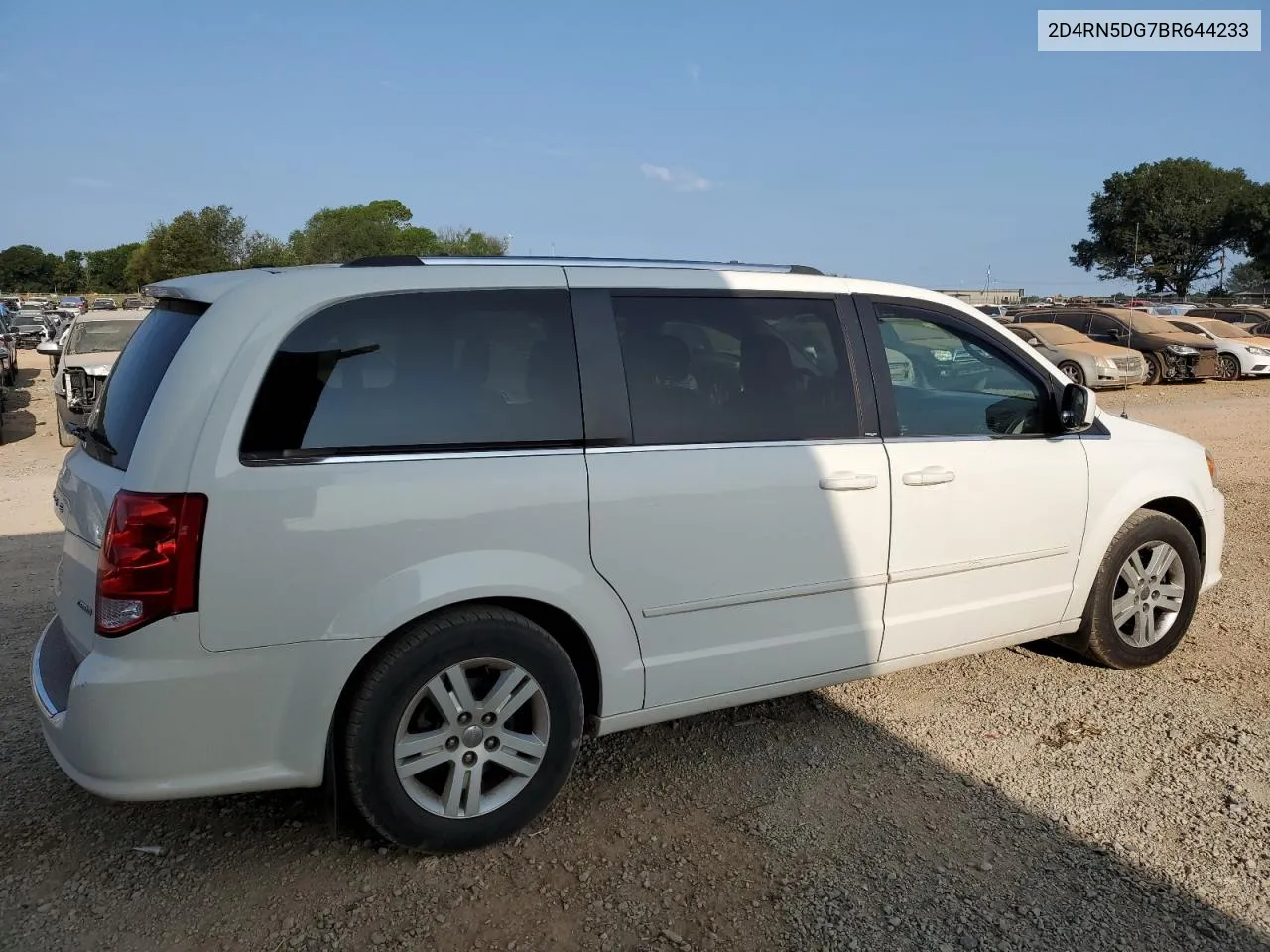 2011 Dodge Grand Caravan Crew VIN: 2D4RN5DG7BR644233 Lot: 70781334