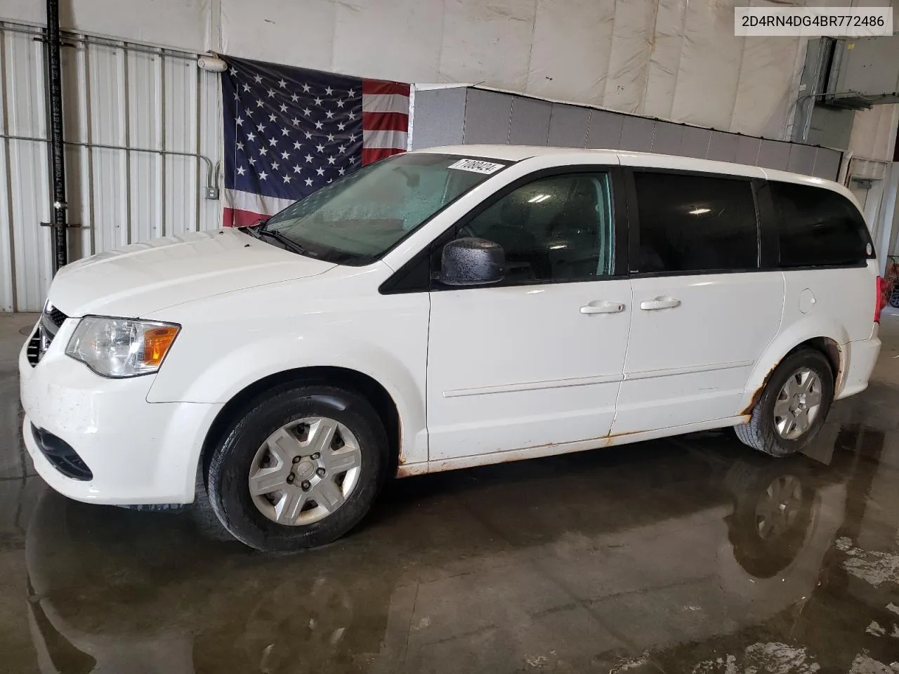 2011 Dodge Grand Caravan Express VIN: 2D4RN4DG4BR772486 Lot: 71080424