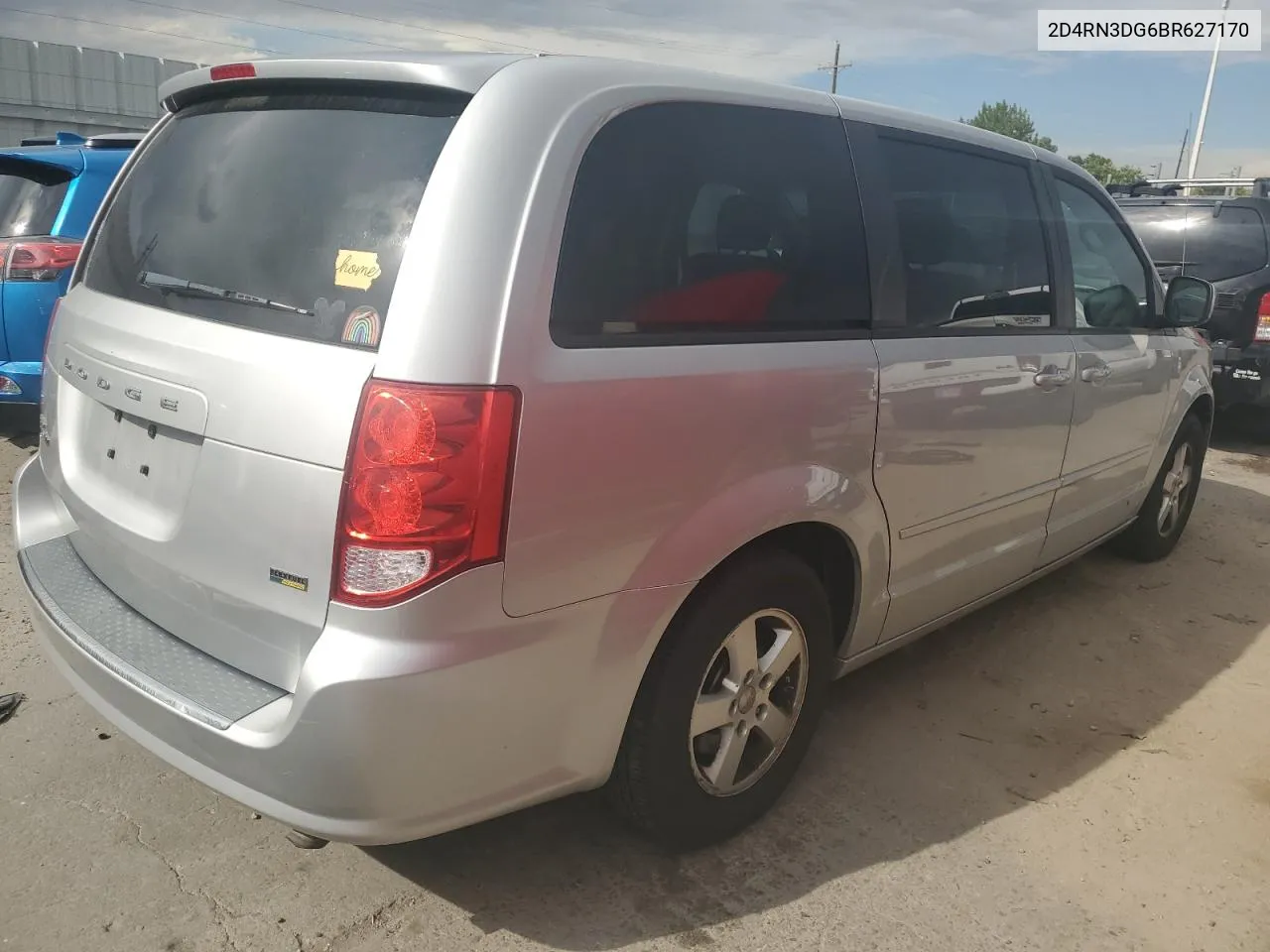 2011 Dodge Grand Caravan Mainstreet VIN: 2D4RN3DG6BR627170 Lot: 71110674