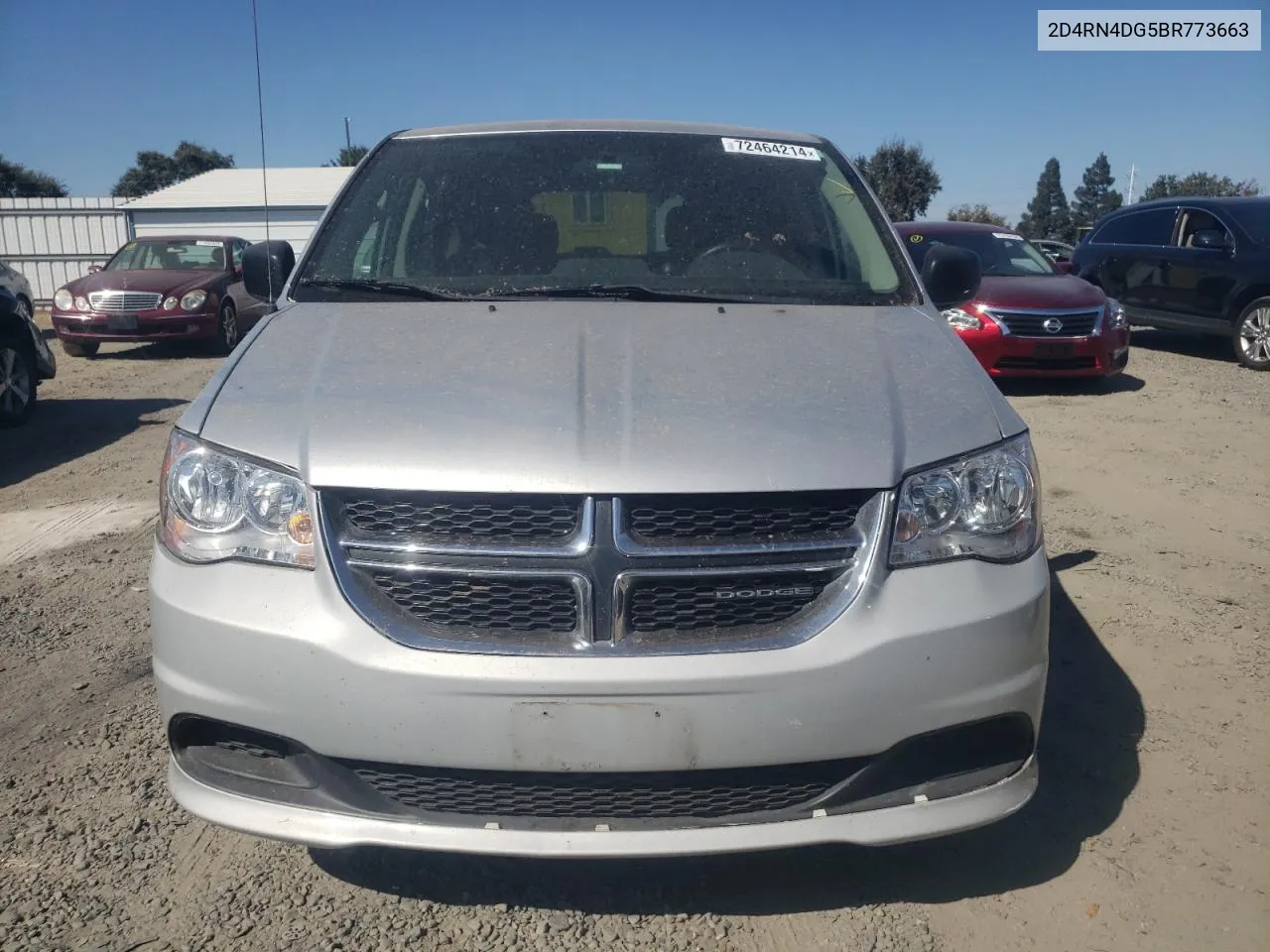 2011 Dodge Grand Caravan Express VIN: 2D4RN4DG5BR773663 Lot: 72464214