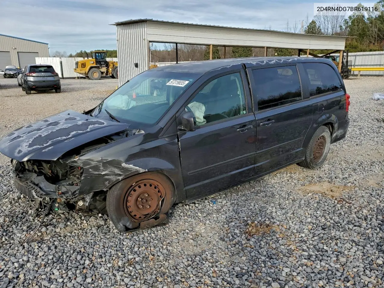 2D4RN4DG7BR619116 2011 Dodge Grand Caravan Express