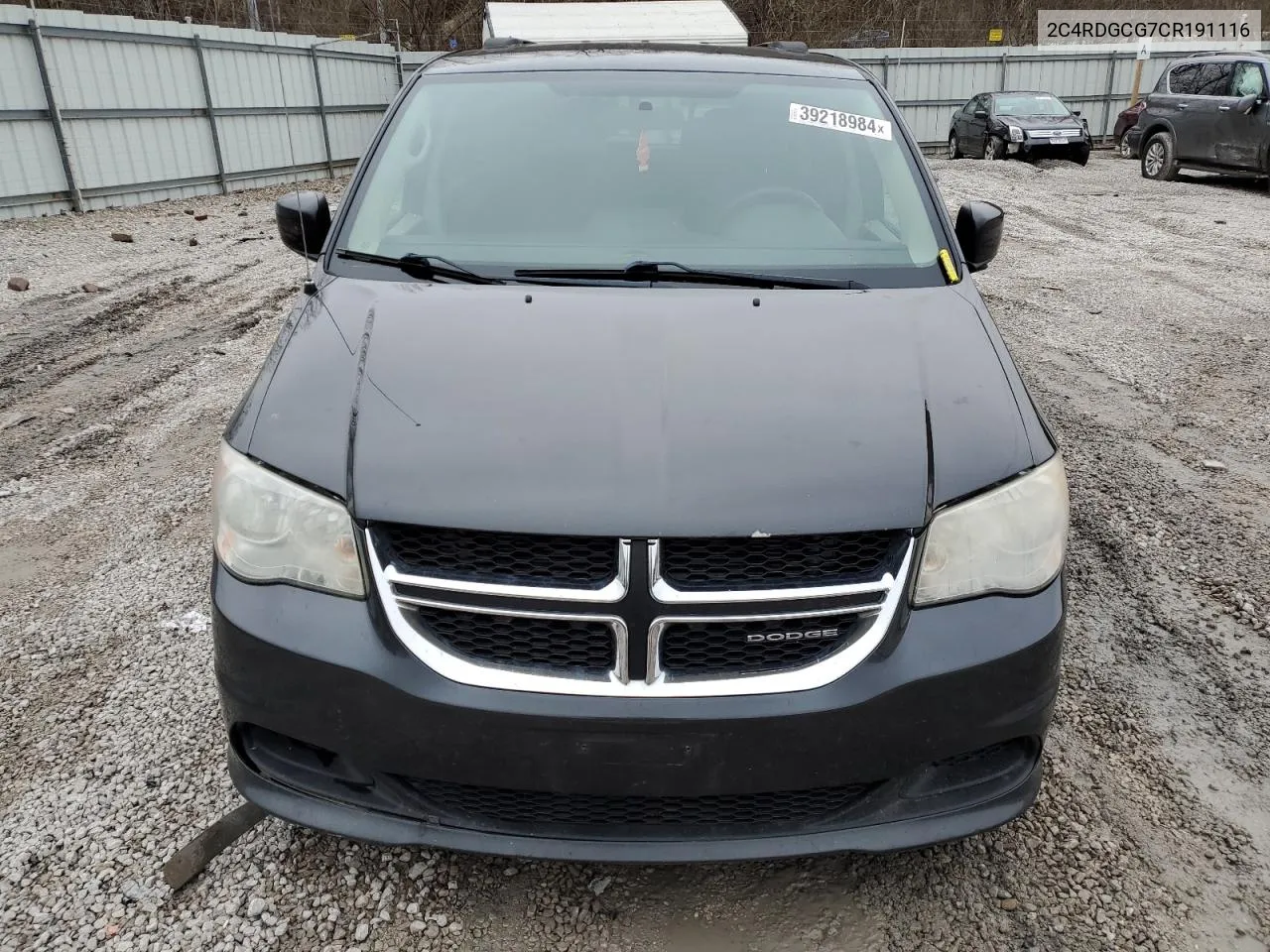 2C4RDGCG7CR191116 2012 Dodge Grand Caravan Sxt