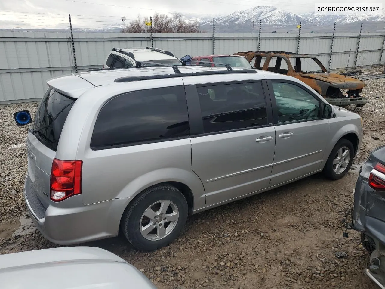 2012 Dodge Grand Caravan Sxt VIN: 2C4RDGCG9CR198567 Lot: 42850694