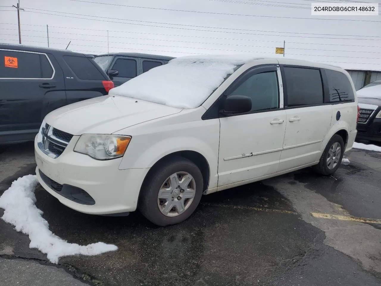 2012 Dodge Grand Caravan Se VIN: 2C4RDGBG6CR148632 Lot: 43349564