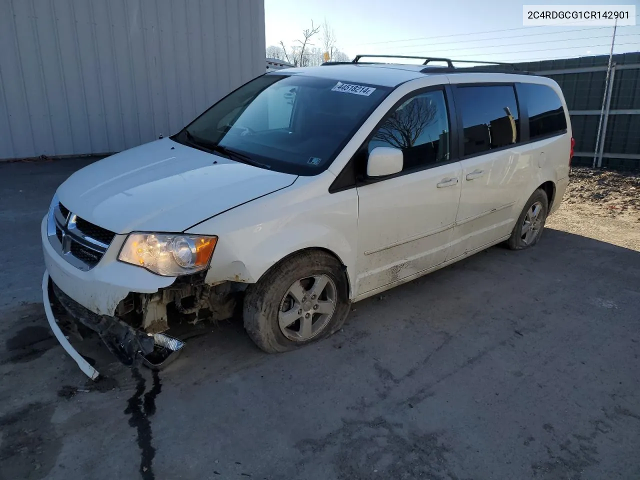 2012 Dodge Grand Caravan Sxt VIN: 2C4RDGCG1CR142901 Lot: 44518214