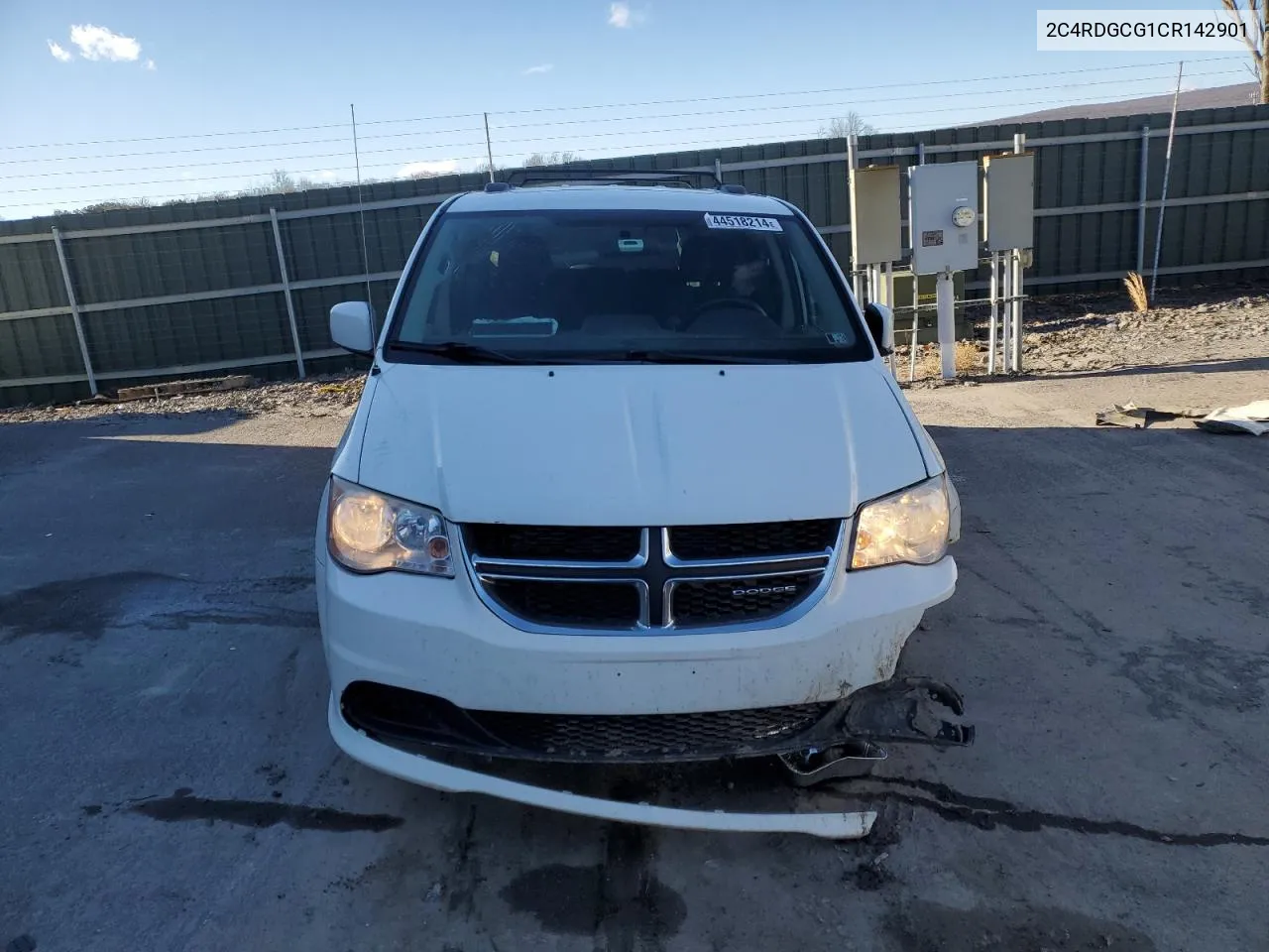 2012 Dodge Grand Caravan Sxt VIN: 2C4RDGCG1CR142901 Lot: 44518214