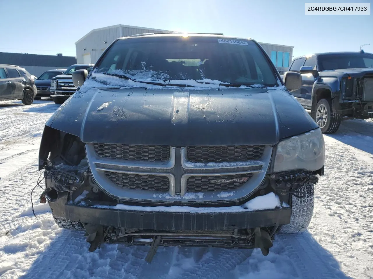 2C4RDGBG7CR417933 2012 Dodge Grand Caravan Se