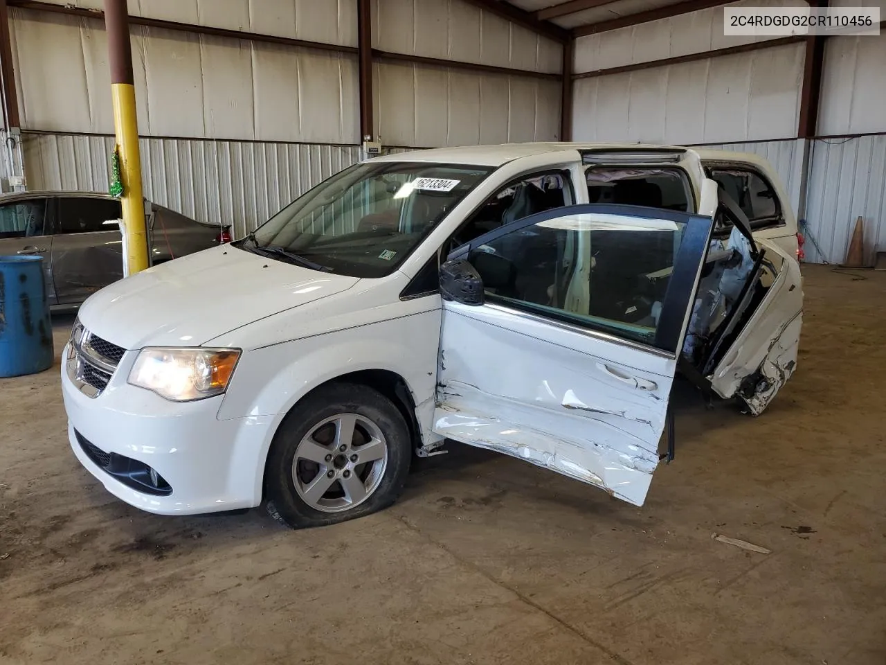 2012 Dodge Grand Caravan Crew VIN: 2C4RDGDG2CR110456 Lot: 46213304