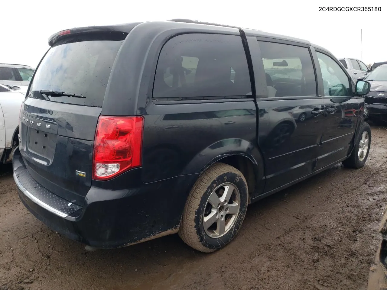 2C4RDGCGXCR365180 2012 Dodge Grand Caravan Sxt