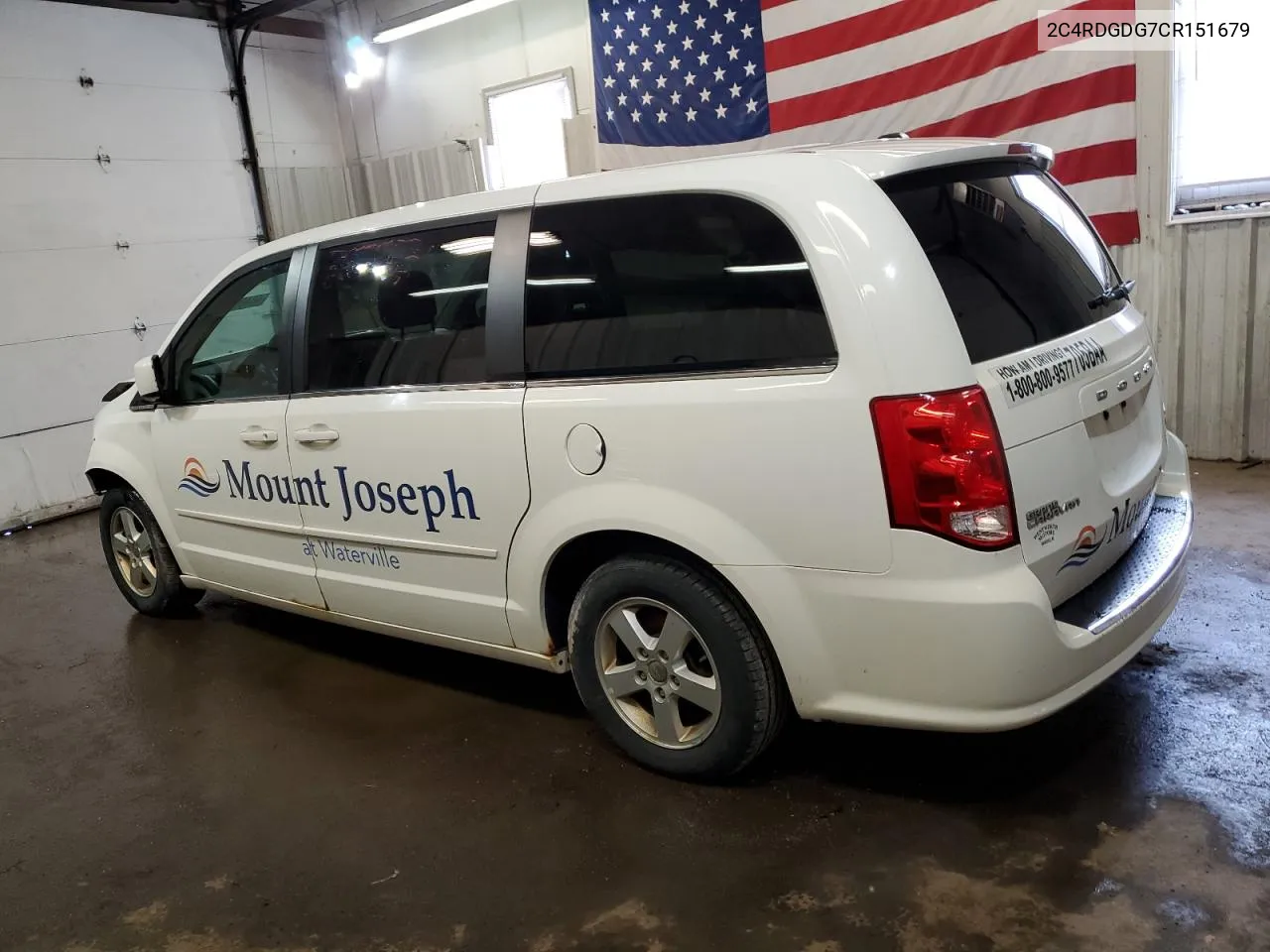 2012 Dodge Grand Caravan Crew VIN: 2C4RDGDG7CR151679 Lot: 48498834