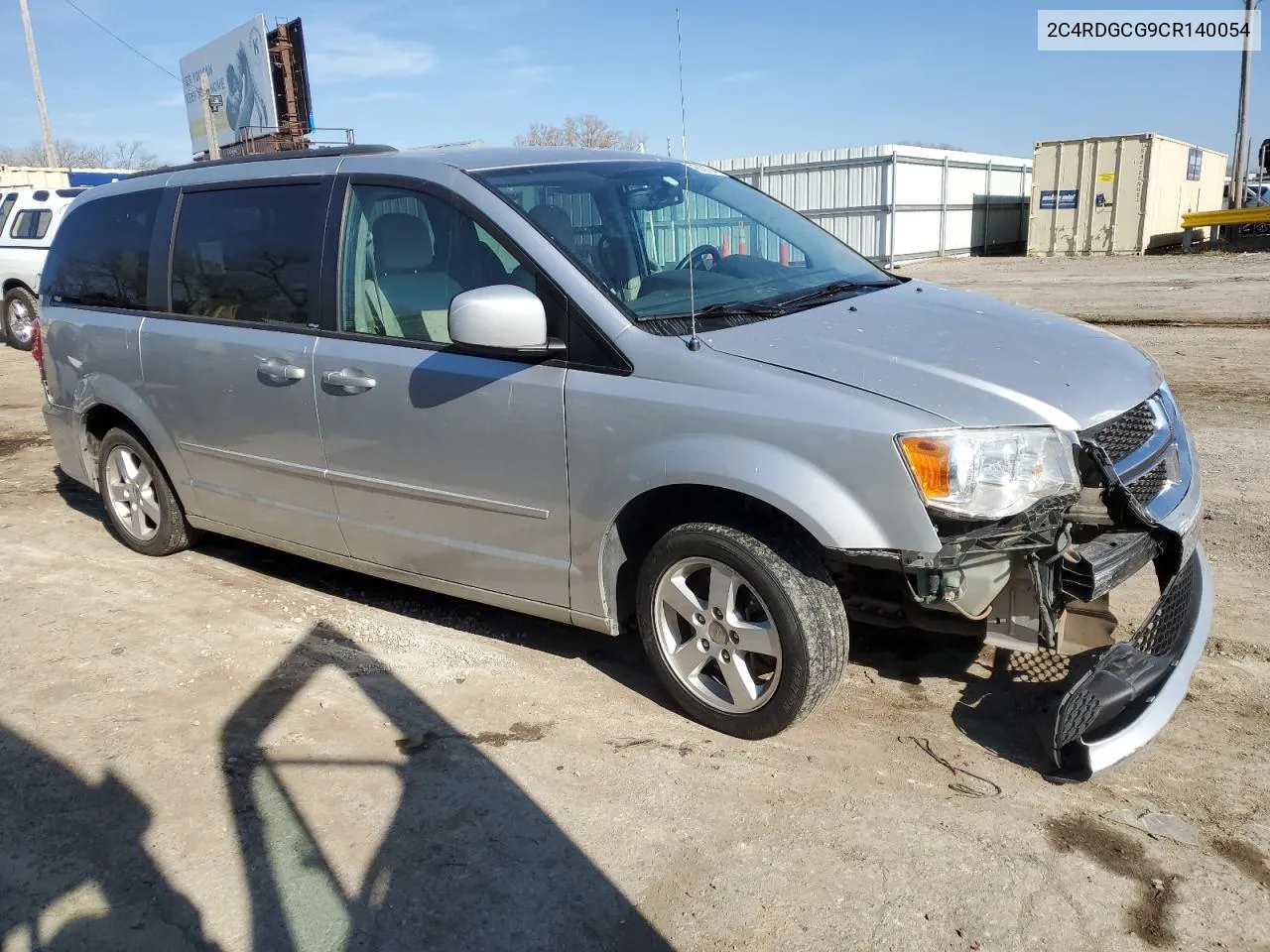 2012 Dodge Grand Caravan Sxt VIN: 2C4RDGCG9CR140054 Lot: 48638764