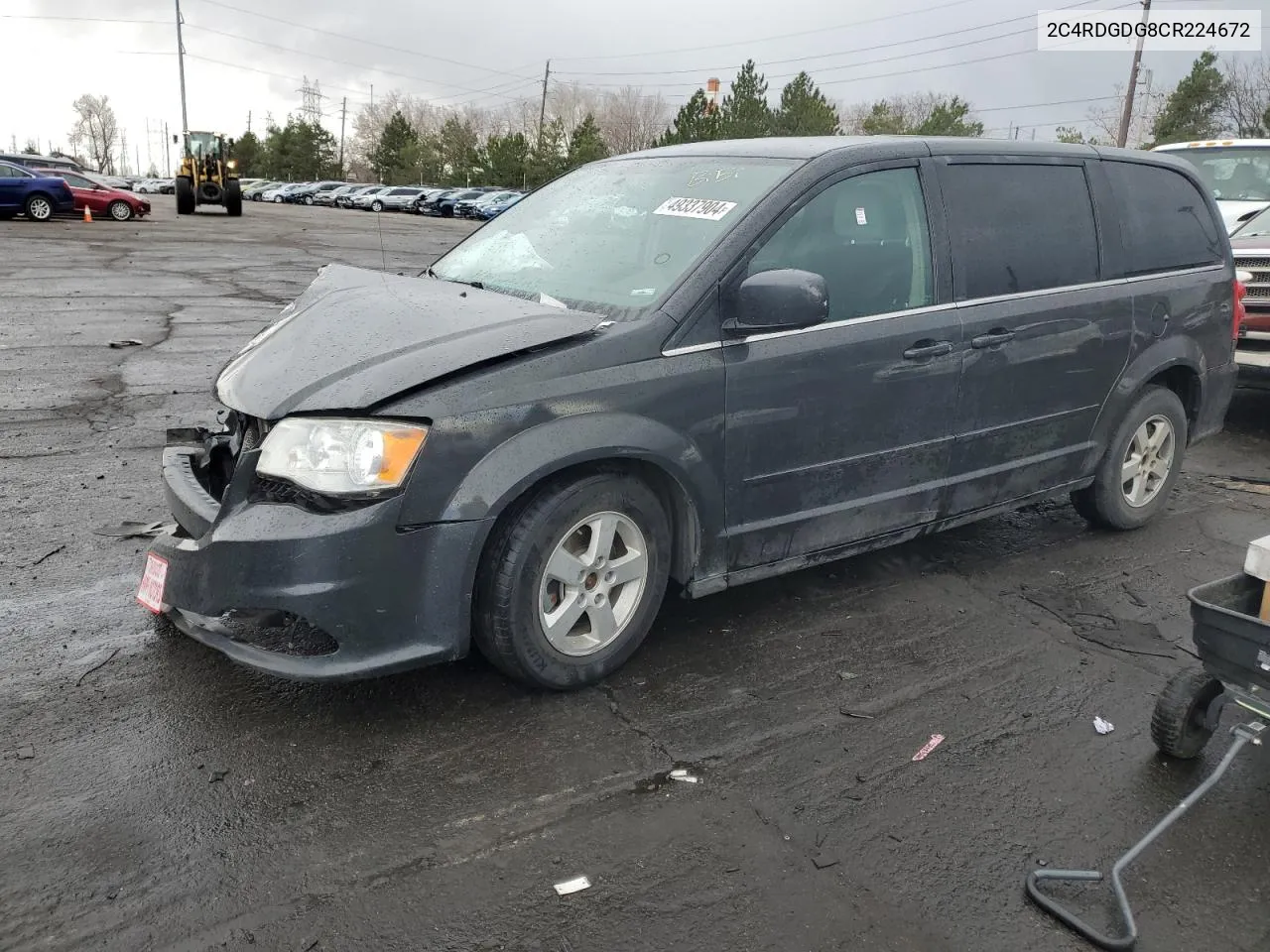 2012 Dodge Grand Caravan Crew VIN: 2C4RDGDG8CR224672 Lot: 49337904