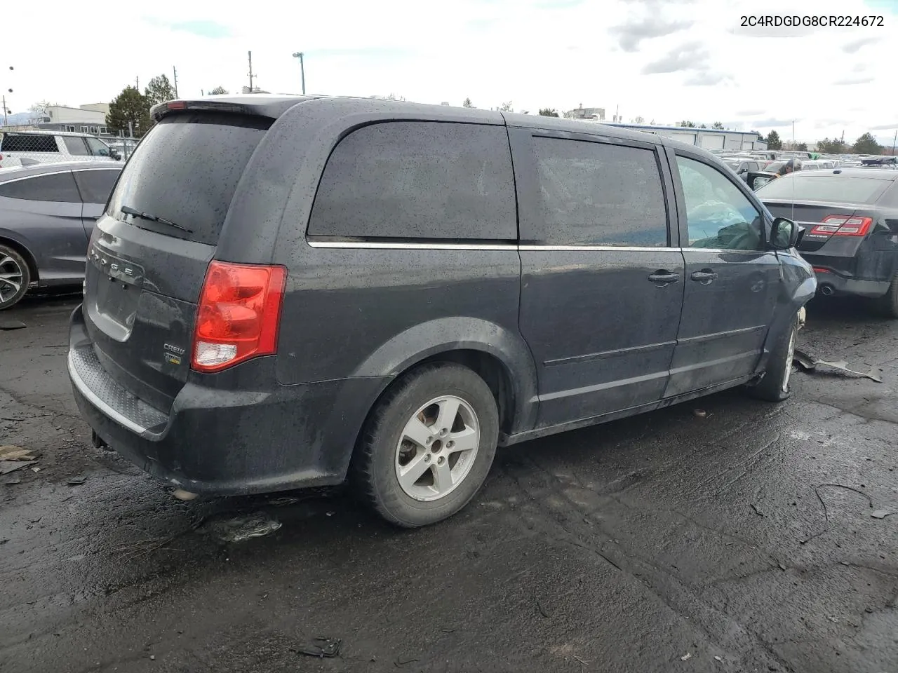 2012 Dodge Grand Caravan Crew VIN: 2C4RDGDG8CR224672 Lot: 49337904